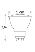 CT-4240 5W/3000K GU10 LED ÇANAK AMPUL (GÜNIŞIĞI-6ADET) CATA - 2