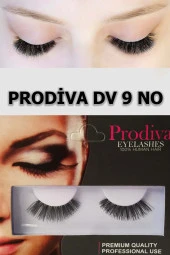 Prodiva Marka Dv 9 Model Gerçek Bütün Kirpik, Takma Kirpik - 1