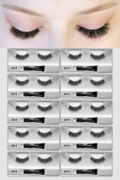 Prodiva Dv 12 Model Gerçek Bütün Takma Kirpik 10 Lu Paket - 2