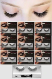 Prodiva Dv 5 Model Bütün Takma Kirpik 10 Lu Paket - 1