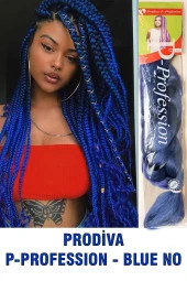 Sentetik Örgülük Saç,Afrika Örgüsü,Twist Örgü,Rasta saçı BLUE - 1