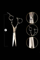 Nagasaki Profesyonel Kuaför Berber Saç Kesim Makası 6" No 62 thumbnail 1