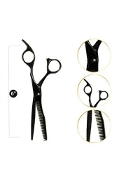 Nagasaki Profesyonel Berber Kuaför Efile (Ara) Makası 6" No 33 thumbnail 1