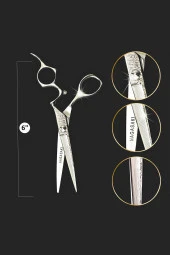 Nagasaki Profesyonel Berber Kuaför Saç Kesim Makası 6" No 64 thumbnail 1