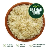 İngro Glutensiz Basmati Pirinç (Orta Taneli) 700 g thumbnail 2