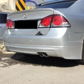 Honda Civic Arka için Tampon Eki Mugen Model 2006-2012 Boyalı - 1