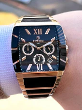 EA.141131 Reward Çelik Kordon 3 Atm Suya Dayanıklı İç Fonksiyonları Aftif Erkek Kol Saati thumbnail 2