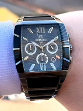 EA.141108 Reward Çelik Kordon 3 Atm Suya Dayanıklı İç Fonksiyonları Aftif Erkek Kol Saati - 2