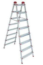 Ayyıldız 8+8 BASAMAK ÇİFT ÇIKIŞLI EKSTRA KALIN PROFİL MERDİVEN - 1