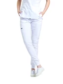 JANET- Kadın Likralı Beyaz Medikal Pantolon thumbnail 1