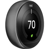 Google Nest Learning Thermostat Siyah - 1