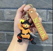 Şhrek Film Karakteri Çizmeli Kedi Silikon Anahtralık Çanta Süsü thumbnail 1