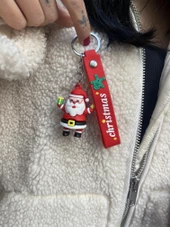 Noel Baba  1  ADET Anahtarlık Çanta Süsü thumbnail 2