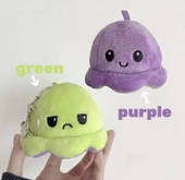 Peluş Ahtapot ÇiftTaraflı 8 cm Anahtralık thumbnail 6