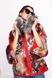 Kadın Çift Taraflı Hakiki Deri Ceket - 3