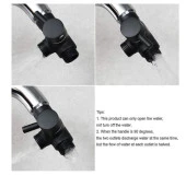 Tepe Duş Seti Yönlendirici 1/2 Siyah - 2