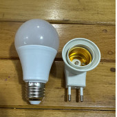 1 ADET 10W LED AMPUL 1 ADET ANAHTARLI FİŞLİ DUY - 2