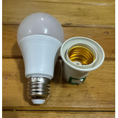 1 ADET 10W LED AMPUL 1 ADET ANAHTARLI FİŞLİ DUY - 4