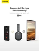 Baseus BT5.3V 600Mah Süper Uzun Şarjlı Çift Cihaz Bağlantılı Mikrofonlu Bluetooth Kulaklık, 3D surround - 8