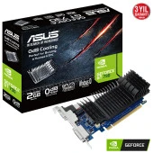ASUS GT730-SL-2GD5-BRK 2GB Geforce GT730 DDR5 64bit HDMI DVI VGA 16x Ekran Kartı thumbnail 1