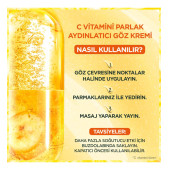 Garnier C Vitamini Parlak Aydınlatıcı Göz Kremi - 2