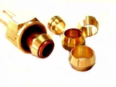 Sarı Pirinç Yüksüklü Dirsek 6mm - 1/8 - 5