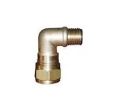 Sarı Pirinç Yüksüklü Dirsek 10mm - 3/8 - 4