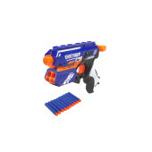 Oyuncak Sünger Atan Tabanca Nişancı 10 Adet Sünger Mermi - 1