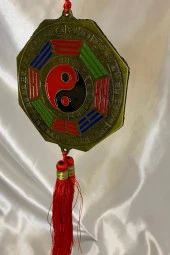 Feng Shui Bagua Aynası Ba Gua Yin-Yang Yin Yang Ejderha Yılı Koruma thumbnail 5