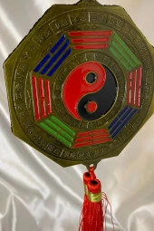 Feng Shui Bagua Aynası Ba Gua Yin-Yang Yin Yang Ejderha Yılı Koruma thumbnail 7