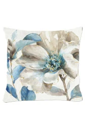 Kuşlar Lacivert Krem Kırlent Kılıfı Design 1 - 1