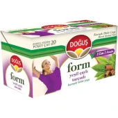 Doğuş 20Li Form 40 Gr Tarçınlı Poşet Yeşil Çay - 1