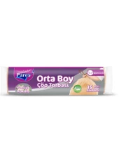 Parex Çöp Torbası Vanilyalı Büzgülü  Orta Boy - 1