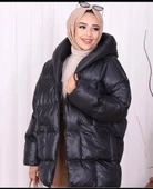 Modatalika Kadın Şık Oversize Şişme Kaban - 1