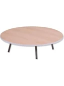 ECOWOOD YER SOFRASI 90 cm Metal Katlanır Ayaklı Yuvarlak Sofra - 1