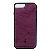 Apple iPhone 8 Plus Deri Kılıf Deritel Sahara Vişne - 1