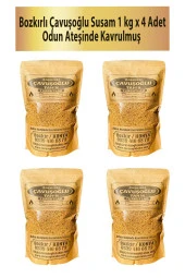 Odun Ateşinde Kavrulmuş Susam 1 Kg x 4 Adet - 1