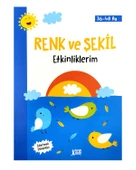 3-4 Yaş Renk ve Şekil Etkinliklerim Kitabı Erdem Yayınları thumbnail 1