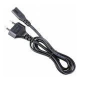 Teyp Fişi - Notebook Adaptör Işıldak Power Güç Kablosu 2 Pin thumbnail 1