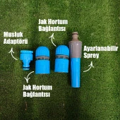 ÇELİK 1/2" ÖZEL SERİ SULMA HORTUMU 20 METRE HORTUM KİTİ BAHÇE SULAMA HORTUM SETİ GARDEN KIT thumbnail 4