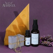 Lavanta yağı 20 ml Lavanta Hidrosolü 100 ml ve Doğal Lavanta Sabunu 150 gr - 1