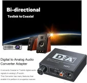 Digital To Analog Dac Çevirici Dönüştürücü Ses Optik Adaptörü - 2