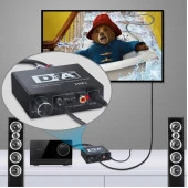 Digital To Analog Dac Çevirici Dönüştürücü Ses Optik Adaptörü - 6