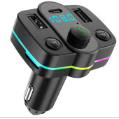 YK Design FT-603 Araç Fm Transmitter Bluetooth Usb Mp3 Sd Kart PD TypeC Şarj - 1