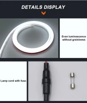 Kaput Altı Kayar için Gündüz Ledi Kayar Sinyalli Işık Ayarlı 1.50Cm Kesilebilir / Laam440 thumbnail 2