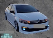 Citroen C-Elysee Ön için Tampon Eki Makyajlı - 1