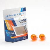 T20 21/5W Uyumlu 12V Çift Devre Natürel Amber thumbnail 1