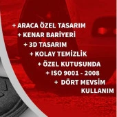 Rizline Ford Fiesta için 3D Havuzlu Paspas 2008-2013 Model Arası thumbnail 3