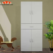 MODİLAYN ÇAĞ 4 Kapak Tek Çekmeceli Dolap, Çok Amaçlı Dolap, Banyo Dolabı, Mutfak Dolabı - 1