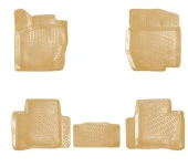 Renault Megane2 2002-2009 için 3D Havuzlu Bej Paspas Seti - 2